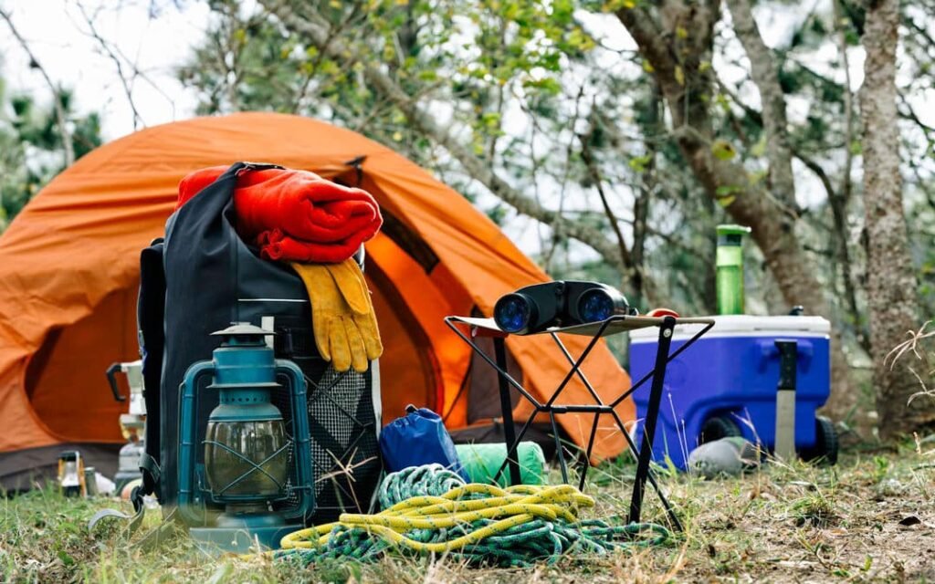 Equipo de acampada